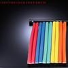 Universal Perm Curling Bar Universal Hair Curling Stick, Colorful Sponge, Rubber Curling Iron, Perm Bar, 10 Pcs