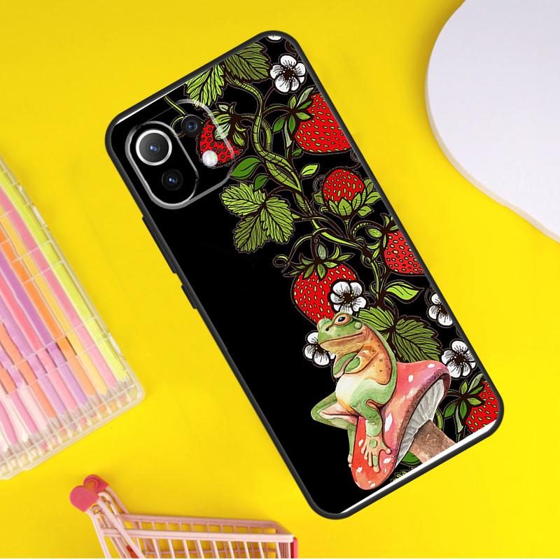 Hippie Mushroom Frog shrooms Cover For Xiaomi 13 14 Ultra 11T 12T 13T 14T Pro POCO X7 Pro X3 X5 F3 F5 F6 M6 X6 Pro Case