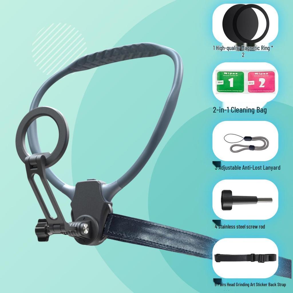 MagSafe Magnetic Phone & Action Camera Mount with Lanyard for Video Shooting