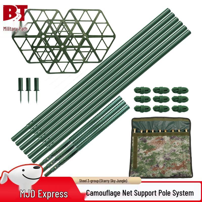 Camouflage Net Support Rod System