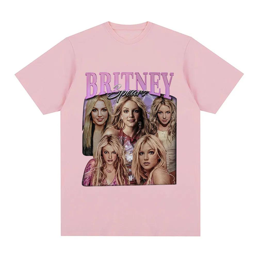 Britney Spears Fashion and Beautiful Pattern Women's T-shirt Harajuku Retro Short Sleeved T-shirt Plus Size