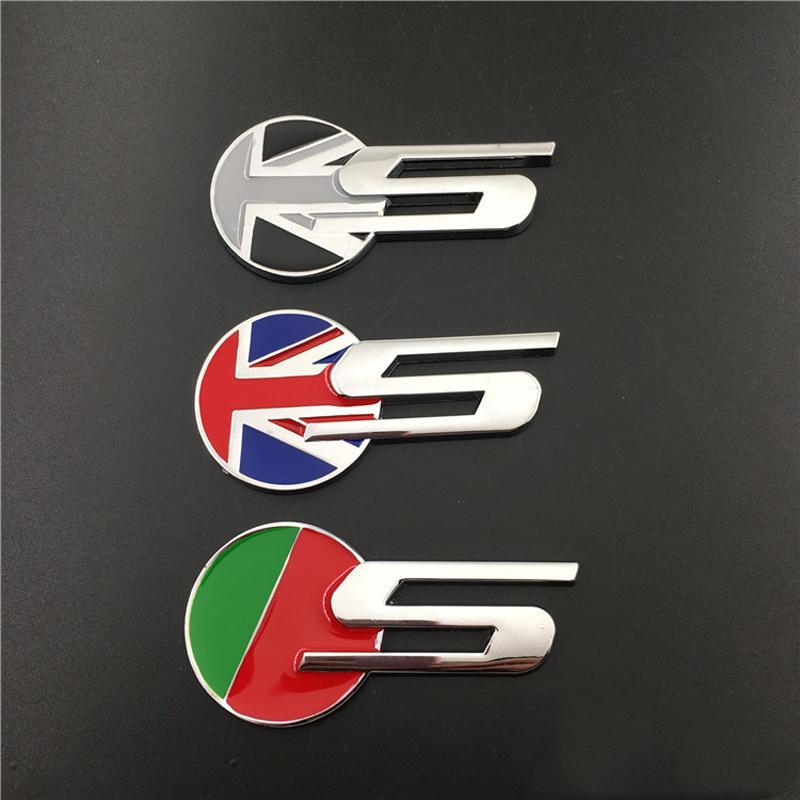 3D Metall Svart Logotyp S Emblem Märke Bil Baklucka Märke Dekal För E F-TYPE XF XE XK E-PACE XJ XJLS Klistermärke Tillbehör