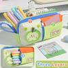 Three Layers Pencil Case Large Capacity Stationery Storage Bag Stationery Organizer  School Office