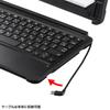 Sanwa Supply iPad 10th Generation Keyboard with Case Type C Cable Connection SKB-IP6BK