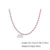 Shiny AAA+ 3mm Colorful Crystal Tennis Chain Necklace Bling Rainbow Cubic Zircon Choker for Women Party Fine Jewelry Gift