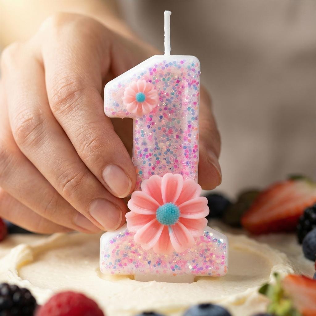 Fashion Cartoon Creative Birthday Candles Party Digital Candles