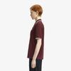 FRED PERRY [G3600] Twin Tip Fred Perry Shirt - Oxblood/Ecru Afpf2613600-597
