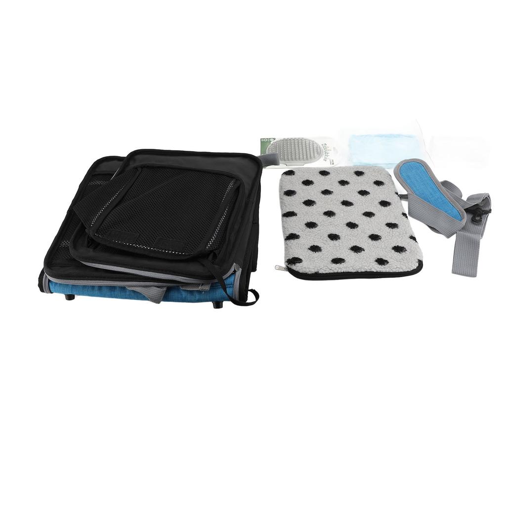 Hunde Fahrradkorb Große Kapazität Haustier Fahrradträger Faltbarer Hunde Fahrradkorb für Mittelgroße und Kleine Haustiere