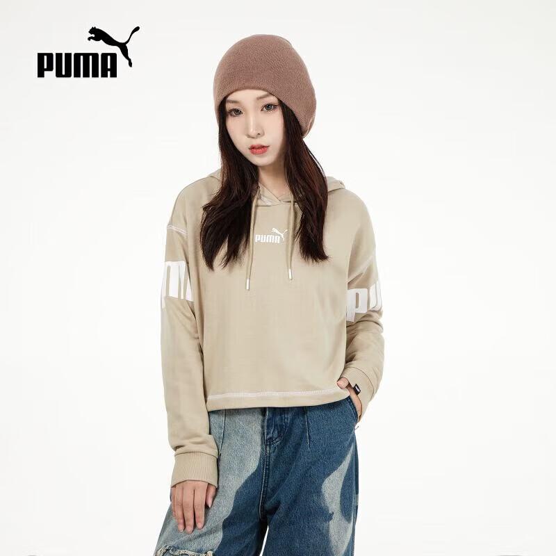 PUMA Women s Hooded Pullover Sweatshirt L