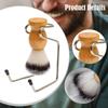 Men Shaving Brush with Stand Sturdy Accessory Ergonomic Design 2 in 1 Kit