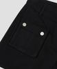 Beodeonteu Garment-Dyed Multi-Pocket Layered Shorts [Black]