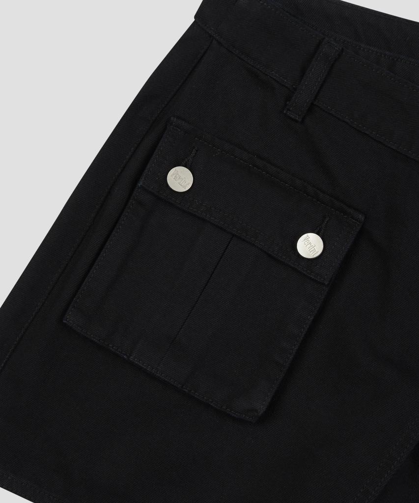 Beodeonteu Garment-Dyed Multi-Pocket Layered Shorts [Black]