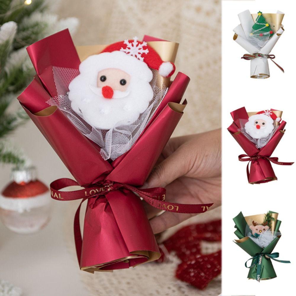 

Декоративный рождественский подарок Букет цветов Мультяшная рождественская елка/букет лося Рождественский букет