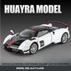 Simulation 1/32 Pagani Huayra BC Alloy Car Model with Light and Sound Collection Miniature Voiture Toy Vehicle Gift Children Boy