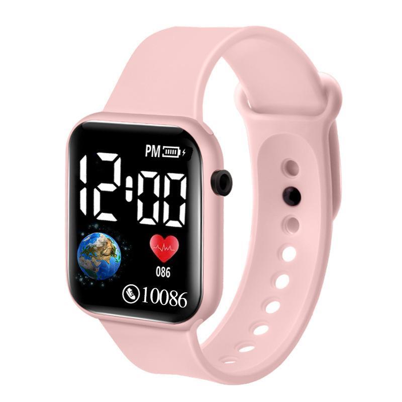 Kids Watches Led Digital Kids Watch Silicone Strap Cartoon Electronic Wristwatch Sports Clock For Boys And Girls Gifts
