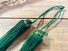 Hyakukaen Kutani Tassel Olive [Wind Chime]