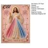 3D Pearl Texture Art Mary Painting Kit, Divine Mercy Jesus Holy Religious DIY Kit for Adults Faux Craft Set Beginners Christian Wall Decor