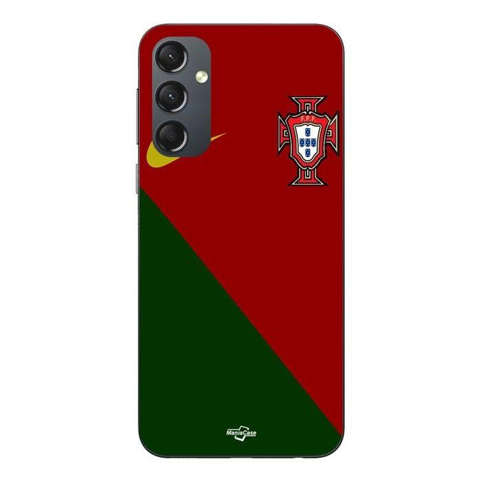 Phone Case - MANIACASE - Samsung Galaxy A54 - Silicone - Black - Portugal Nike Jersey