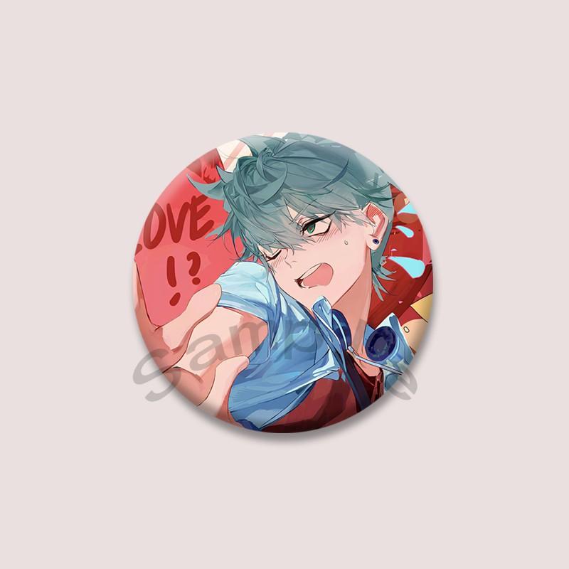 Cute Cartoon Boy Soft Button Pins Alien Stage Ivan Brooches Shirt Backpack Hat Clothing Accessories Fans Collection Badge Gifts