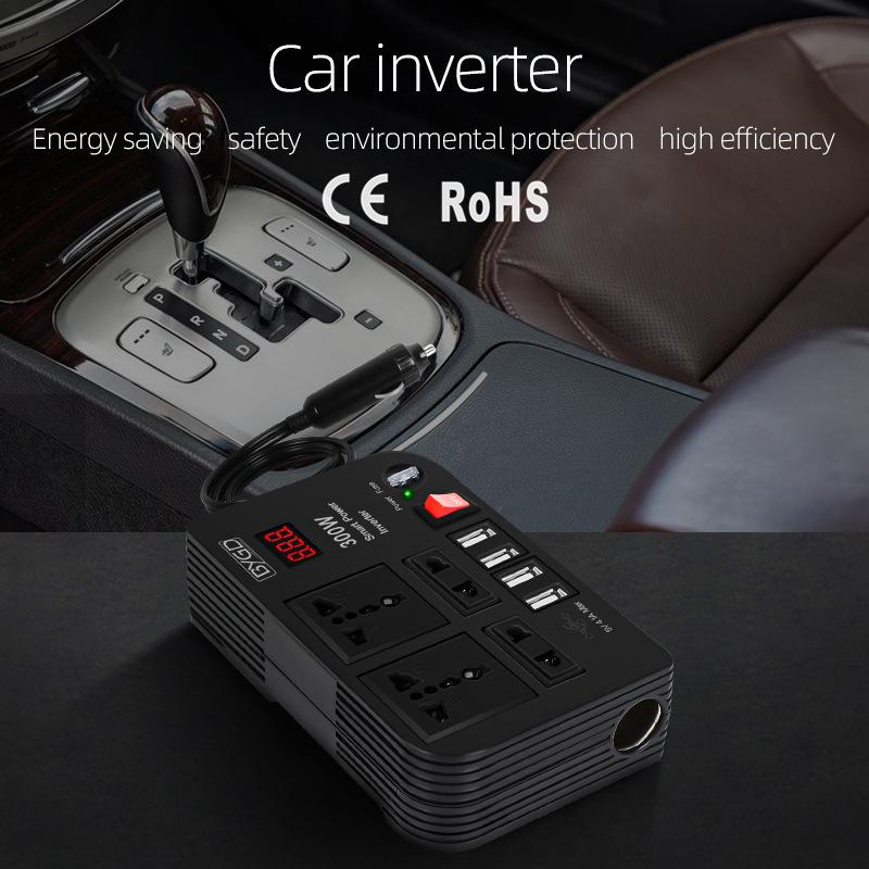 12V 300W Car Inverter: 220V AC Power Converter for Vehicle Appliances