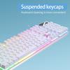 Wired Backlit Keyboard and Mouse Combo USB Ergonomic Mechanical Feel Gaming Office Keyboard Mouse Set for Desktop Laptop PC Home