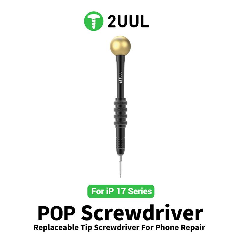 2UUL SD87 POP High Precision Screwdriver Suitable for IP17 Tail Plug Strong Magnetic Screwdriver Mobile Phones Repair Tools Kit