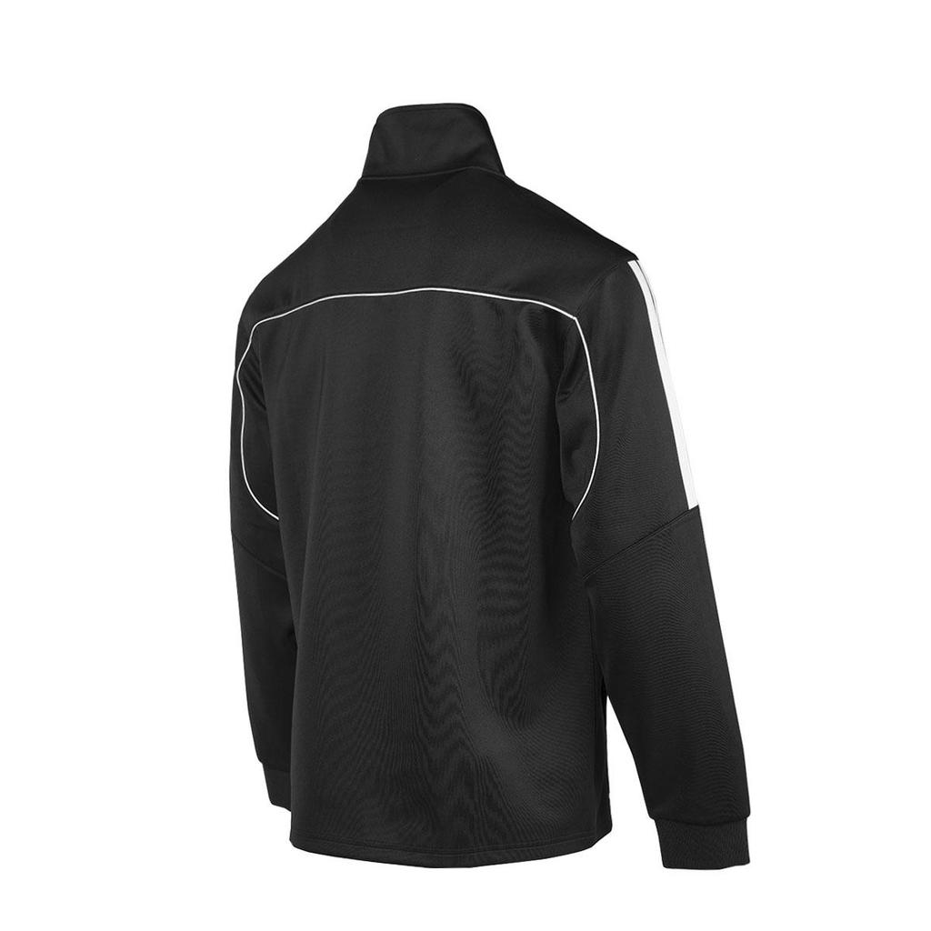 adidas Unisex Striped Breathable Training Jacket Black White Unisex TR401CS-BW