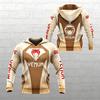 Men's sports hoodies Men's Boxing Suit Wolf Domineering Pattern Suitable For Outdoor Fashion Wearing hoodie Men's Clothing tops