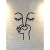Funny Bathroom Sign Minimalist Toilet Wall Art Modern Powder Room Decor Housewarming Gift Trending Viral Bathroom Accessory