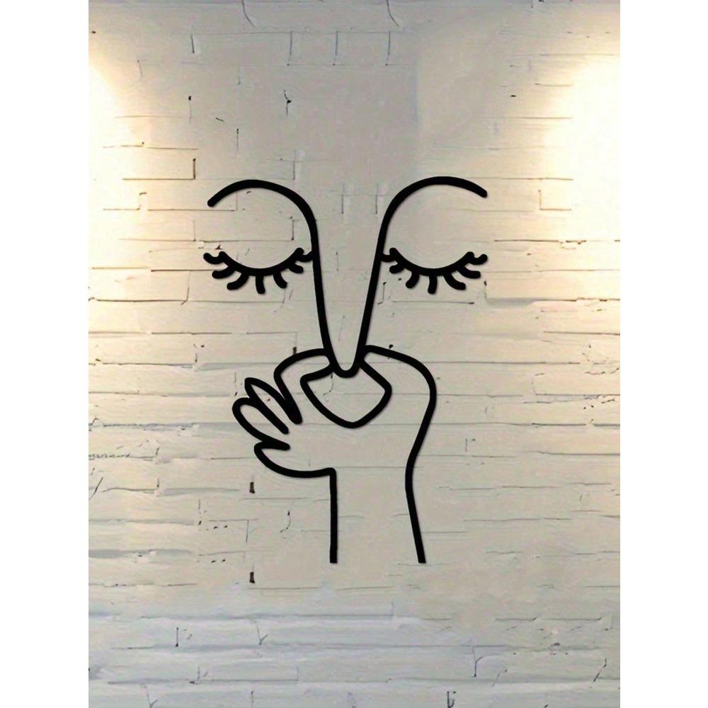 Funny Bathroom Sign Minimalist Toilet Wall Art Modern Powder Room Decor Housewarming Gift Trending Viral Bathroom Accessory