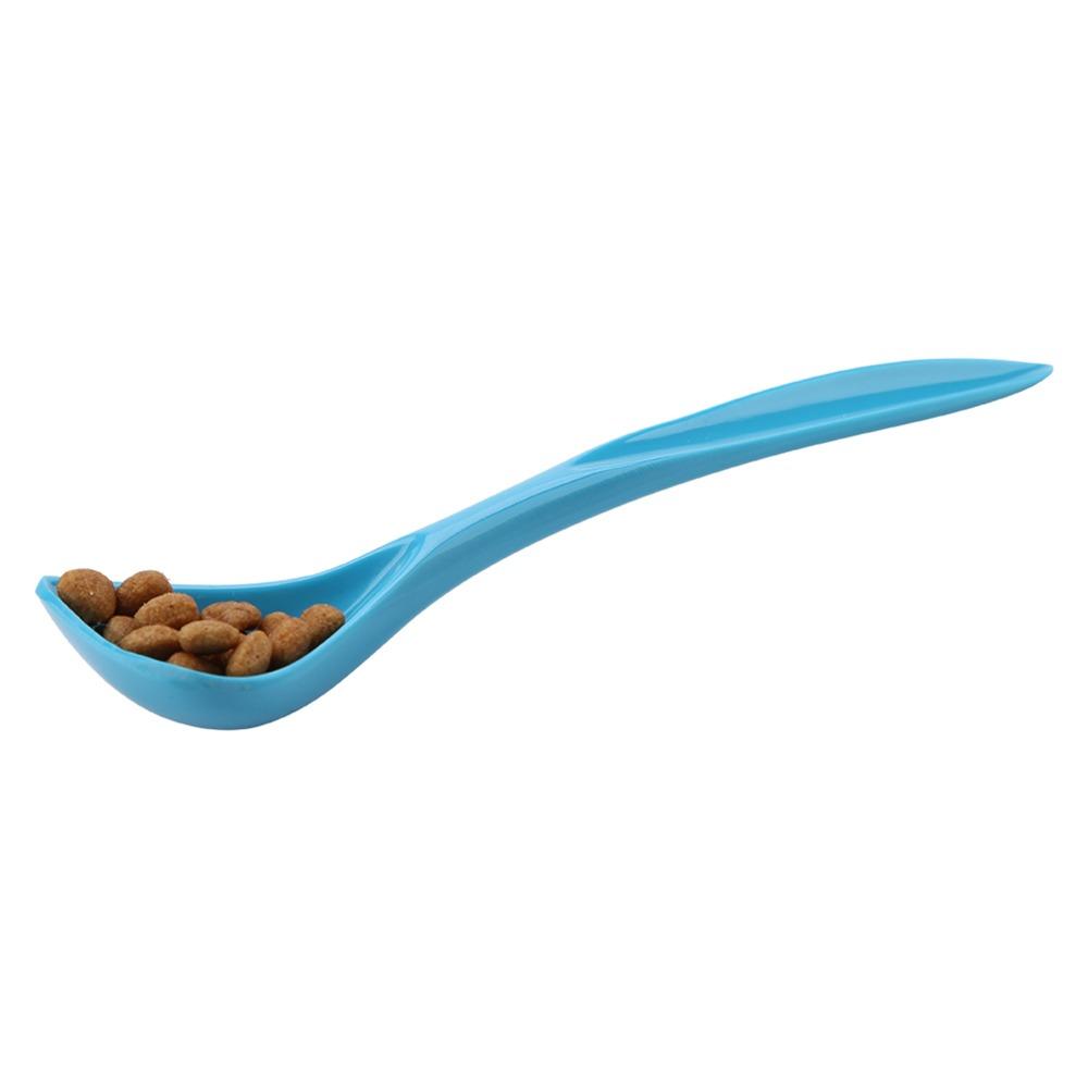 3 pcs Small Size Wet Food Scoop Polymer Long Handle Pet Spoon Can Leftover Cleaning