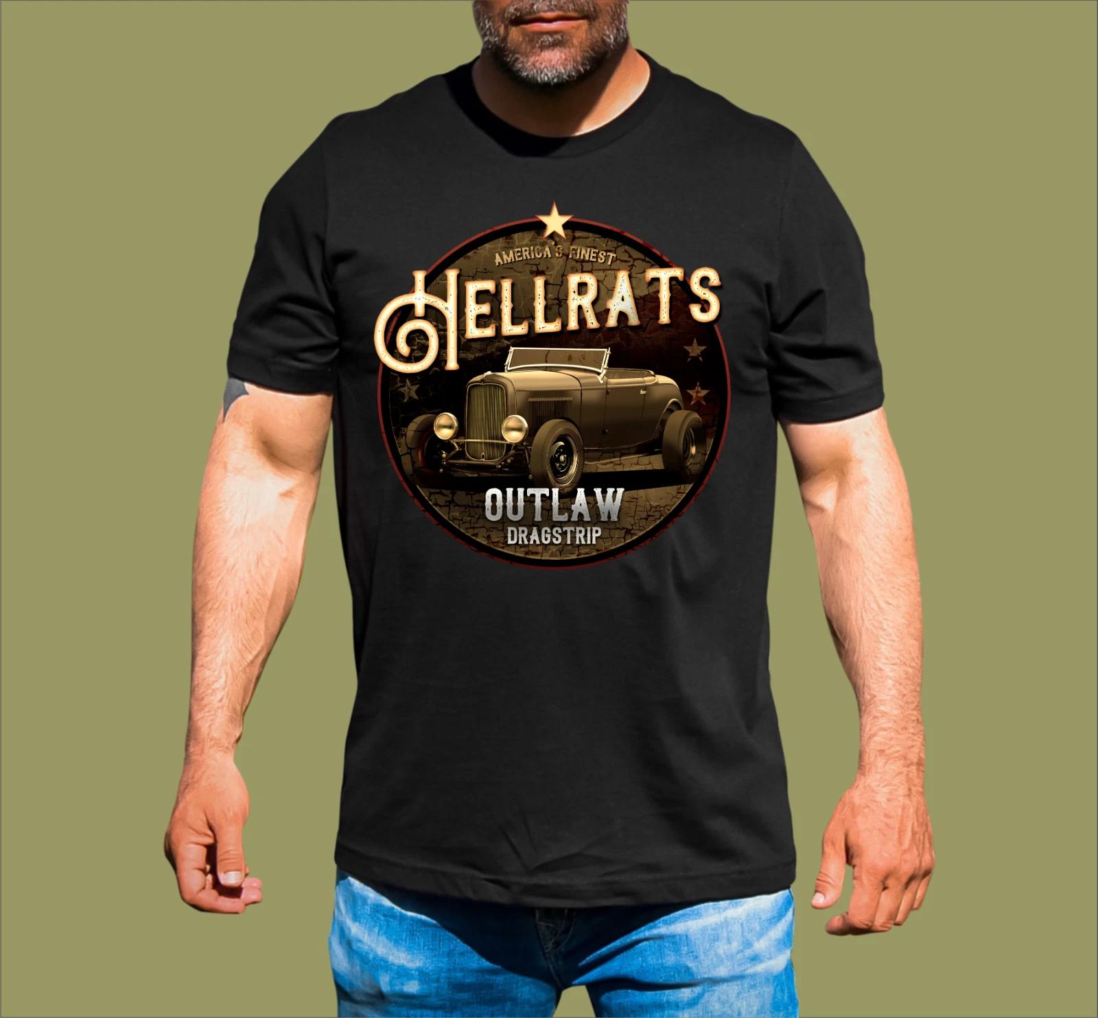 OUTLAW DRAG STRIP HELLRATS T-SHIRT 4XL