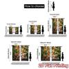 2pcs   2D FLAT PRINTING Curtains (Without Rod) Safari Friends(1) Popular Curtains&Window Treatment Versatile Polyester Fabric