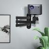 Adjustable Projector Mount Projector Stand Wall Mount Metal Projector Stand with 1/4inch Screw Adapter for Home Office