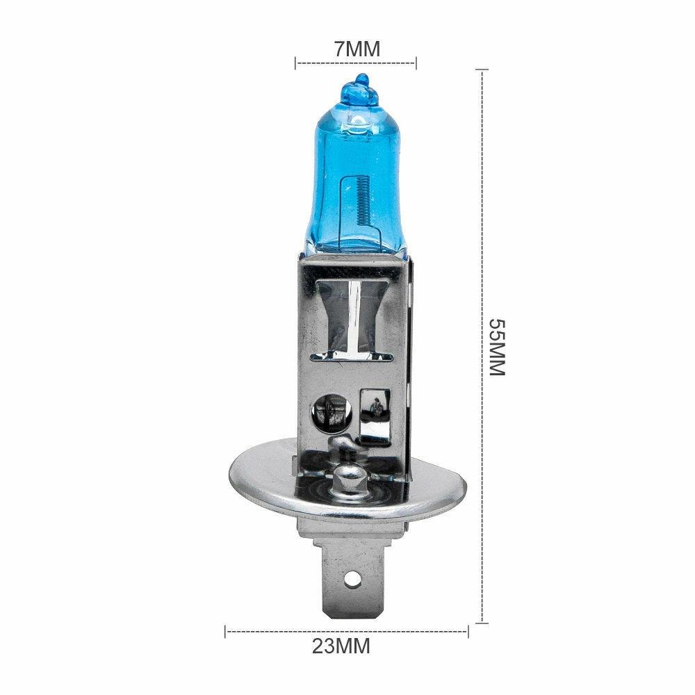2pcs H1 12V 100W Car Headlights White 4300k Head Light Lamp Halogen Bulbs