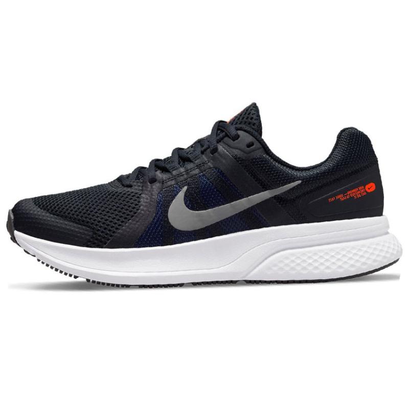 

Nike Run Swift 2 Black Blue Gray Sneakers CU3517-401 45