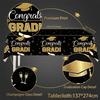 Black And Gold Tablecloth Graduation-themed Party Supplies