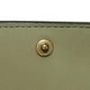 Used 9726 Mini Trifold Wallet CM437 7942 Current C Logo Khaki Green Polished Pebble Unused C Mark Moss Unisex from
