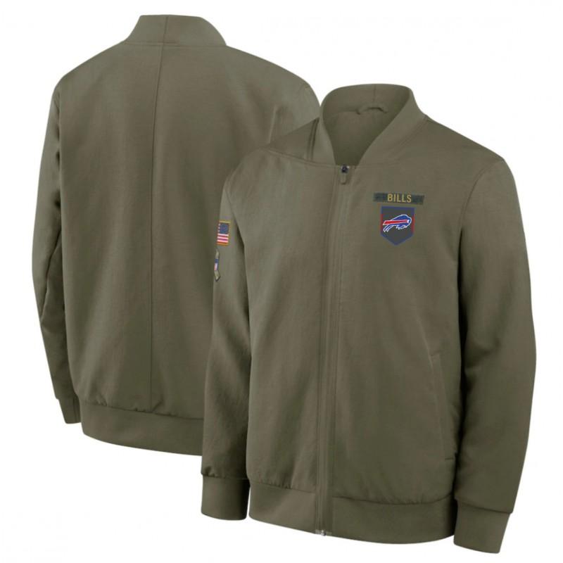 NFL Inspired Jacket Men - Casual Sport Zip Up Top Fall Season Loose Fit Long Sleeve