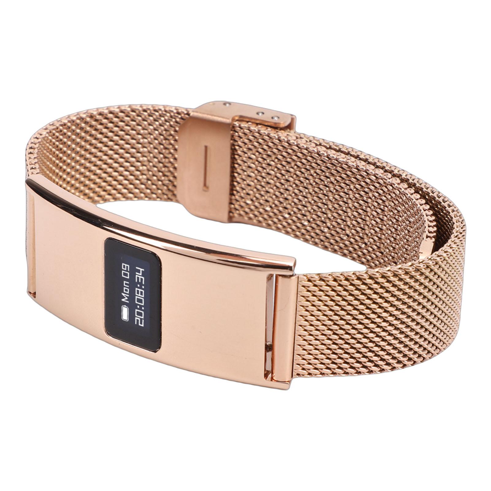 

Health Smart Bracelet IPX8 Water Proof Slim Multifunction Wearable Activity Fitness Tracker Band with Multi Sports золотой