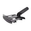 Livestock Shedding Comb Comfortable Grip Handle Sturdy Portable Metal Cleaning Tool for Cattle, Sheep, Cow, Bull, Dogs,