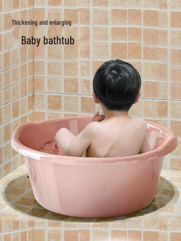 Large Plastic Laundry & Bath Basin for Dormitory & Home Use