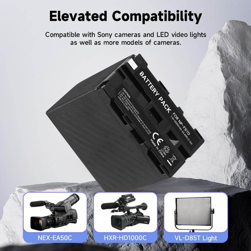 PALO NP-F750 NP-F770 Battery With USB Port for SONY NP-F990 F980 F970 F960 F550 F970 F550 F570 F750 F770 MC1500 CQM91D CCD-RV100