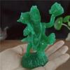 Jade Farbe Hanuman Statue Figurine Ornamente Harz Indischer Hindu Affengott Buddha Statuen Skulptur Heimdekoration Glücksbringer