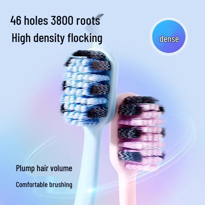 Shuke High-Density Clean Wide Head Soft Toothbrush, 6-Pack
