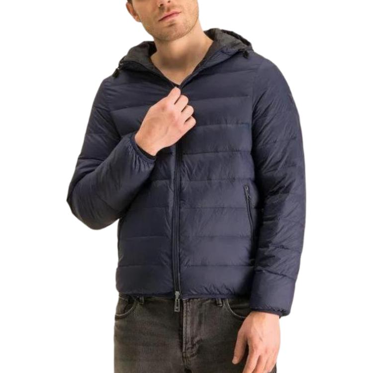 EMPORIO ARMANI Down Jacket Men's Blue 8N1B51-1NJMZ-0930