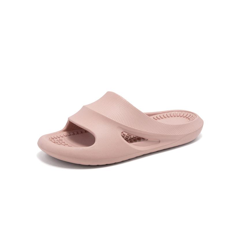 

Чоловічі плоскі кімнатні масажні тапочки Парні домашні протиковзкі тапочки для ванної Zapatos Hombre Пляжні шльопанці Чоловічі гірки 35-36 рожевий