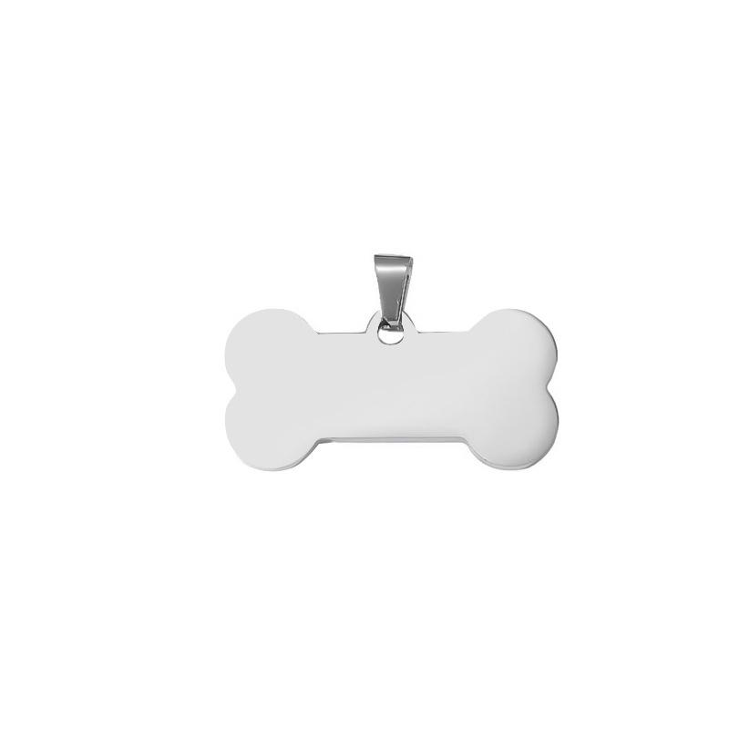 Gold-Plated Titanium Steel Military Dog Tag Necklace with Custom Engraving