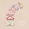 Girls' Floral Embroidered Bow Hair Tie - Sweet Autumn/Winter Style