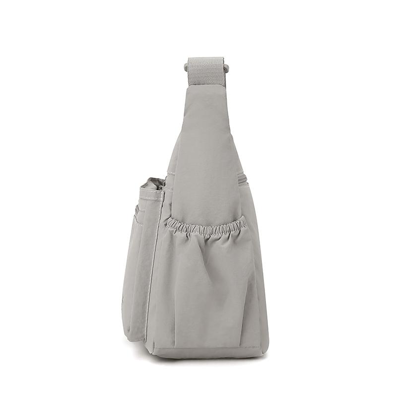 Nylonowa torba crossbody z wieloma kieszeniami na zamek błyskawiczny Regulowany pasek dla mężczyzn i kobiet